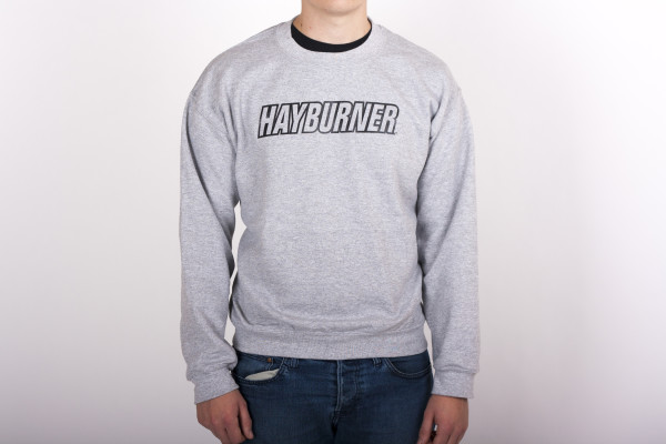 Hayburner Sweatshirt grau mit schwarzem Logo