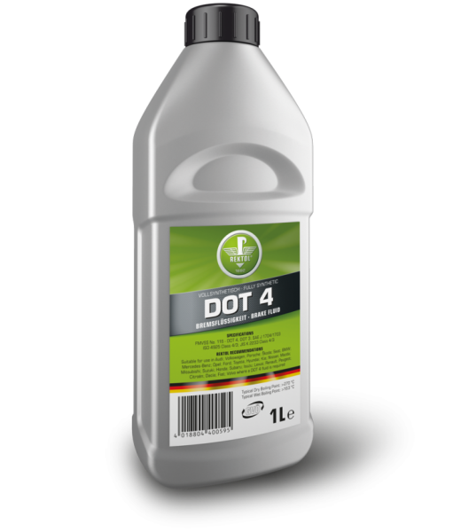 Rektol Bremsflüssigkeit DOT4 , 1 Liter Dose