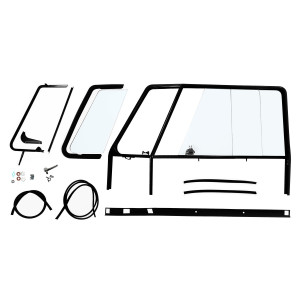 T&uuml;rfensterrahmen-Kit komplett  links, VW Bus T1...