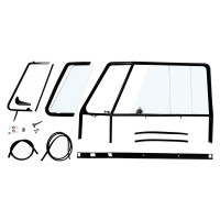 Türfensterrahmen-Kit komplett  links, VW Bus T1 55-67