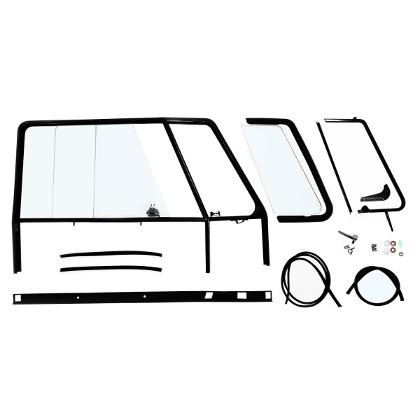 Türfensterrahmen-Kit komplett  rechts, VW Bus T1 55-67